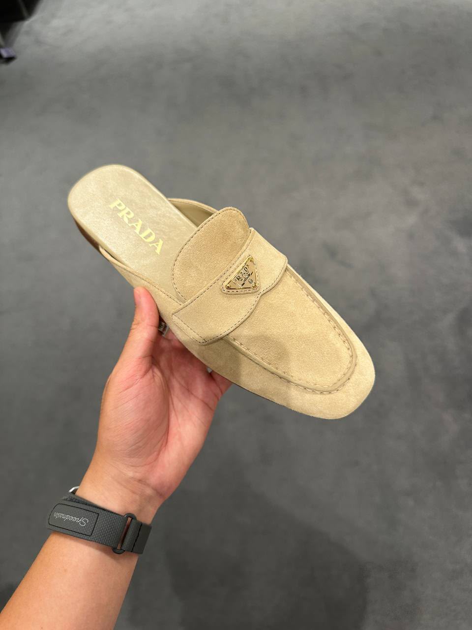 Suede Mules