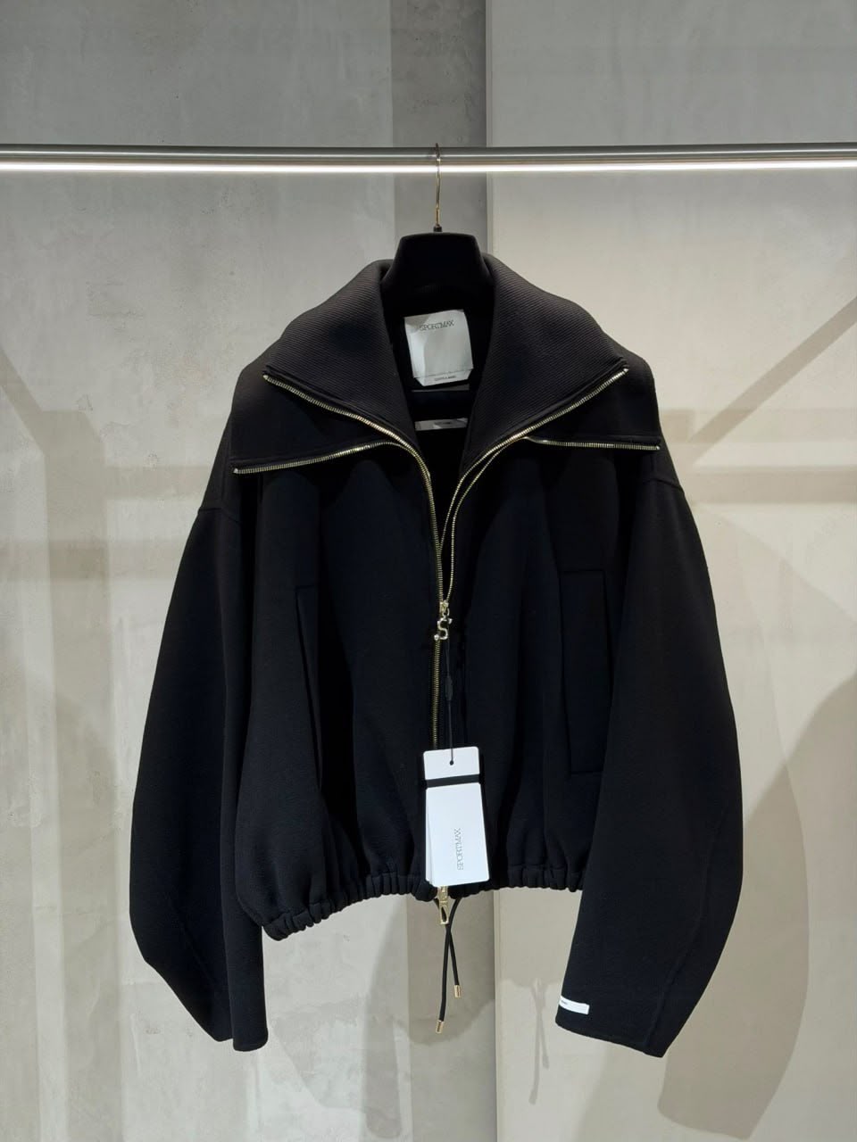 Jersey Jacket with Zip