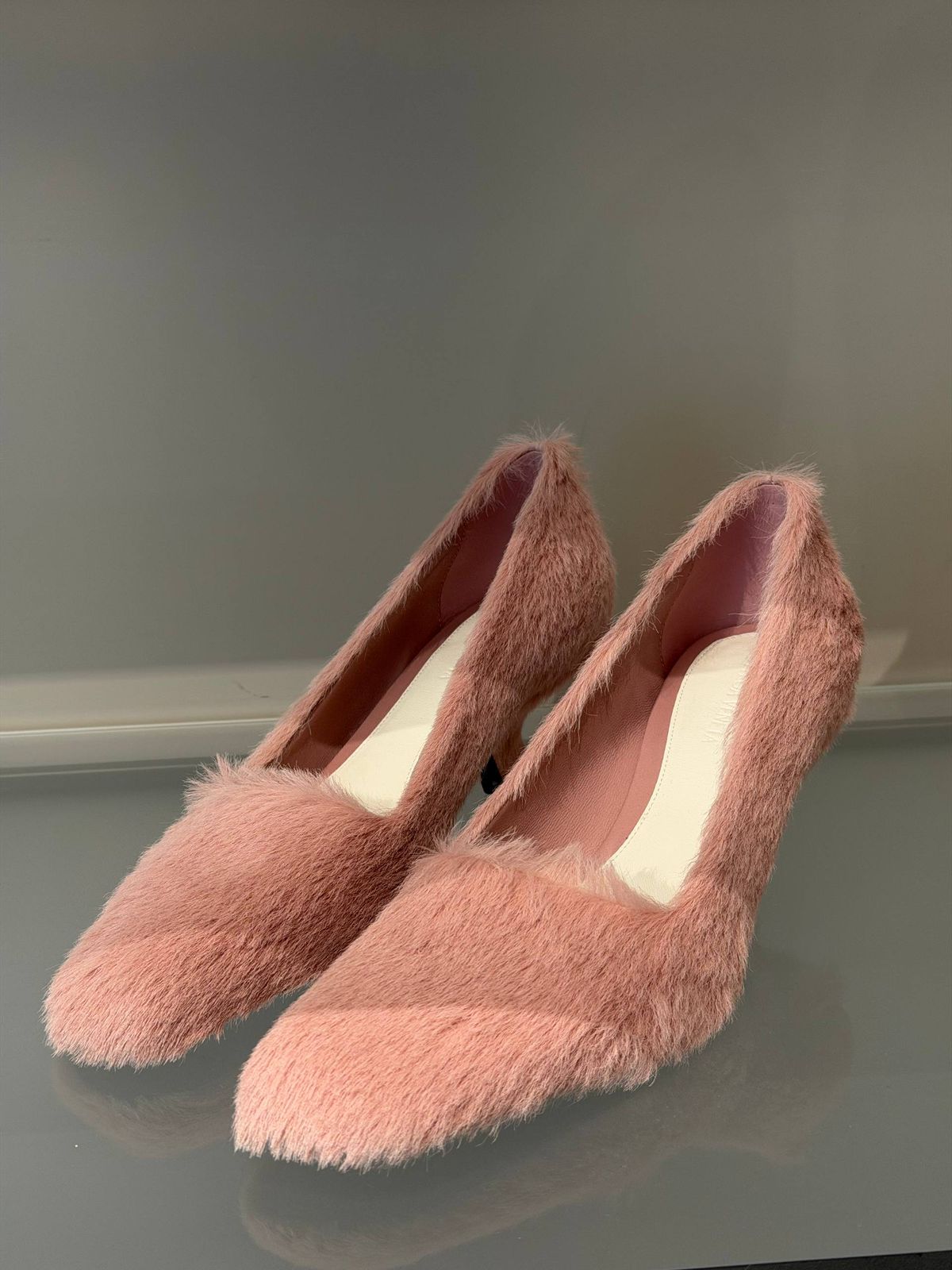 Faux Fur Pumps