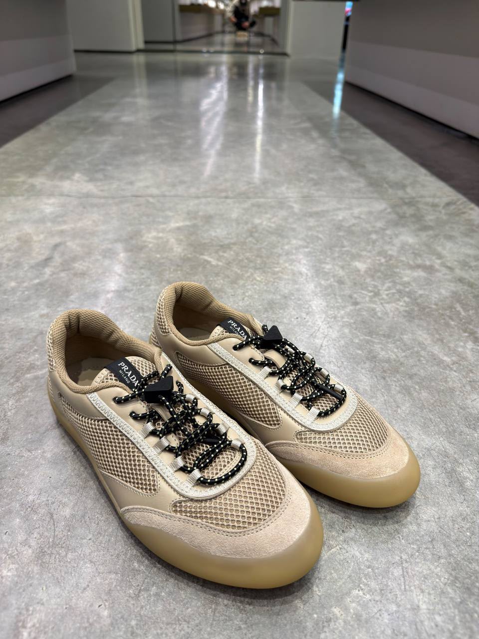 Downtown Mesh and Suede Sneakers