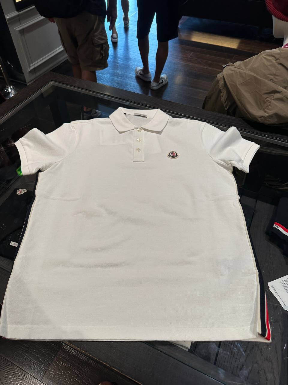 Side-Stripe Polo Shirt