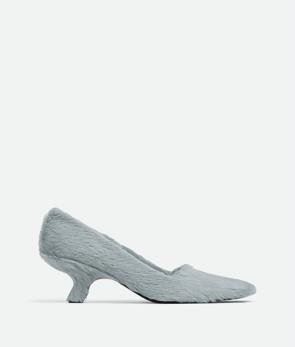 Faux Fur Kitten Heel Pumps