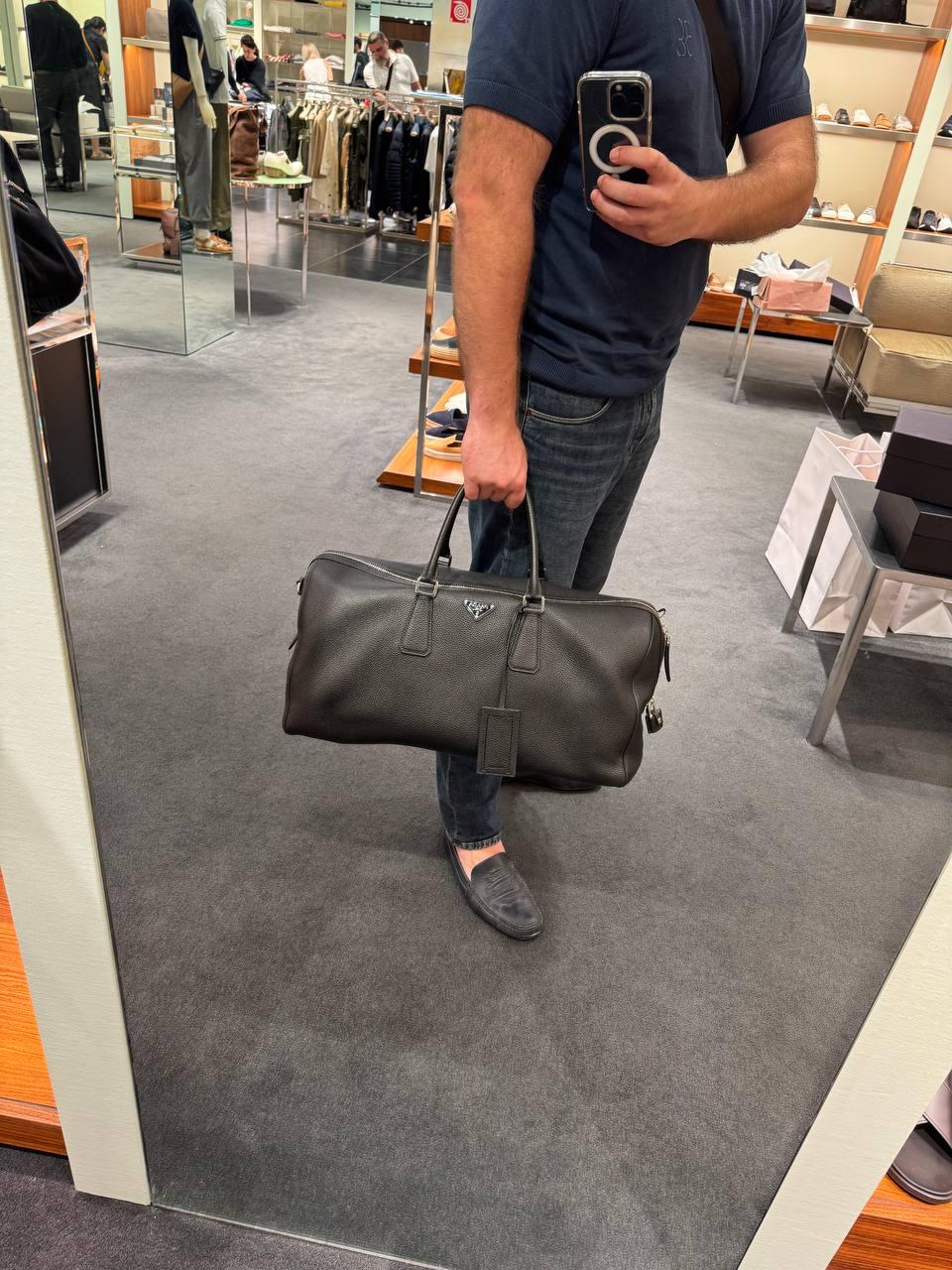 Soft Leather Travel Bag