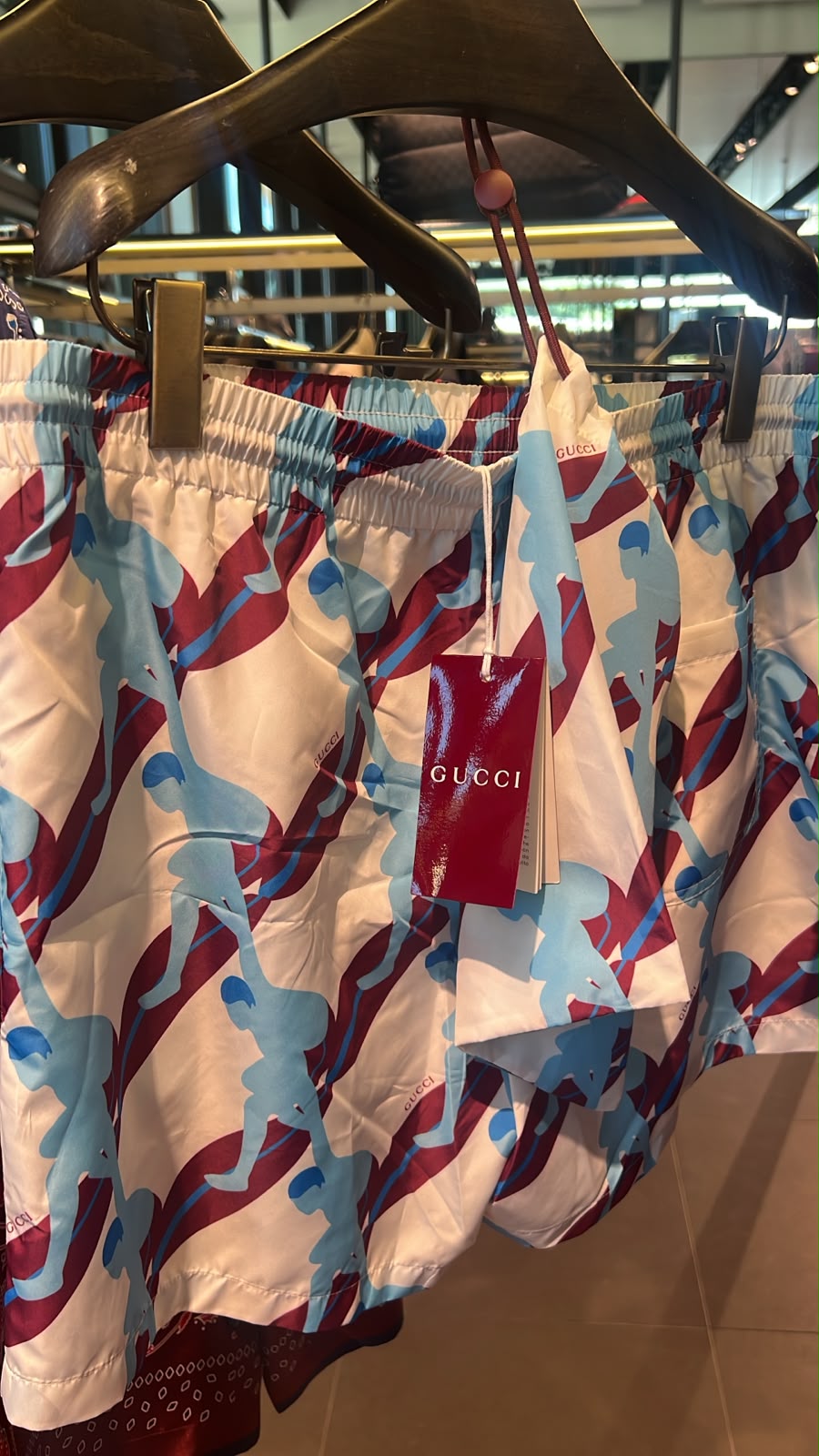 Men's Swim Shorts with Graphic Print