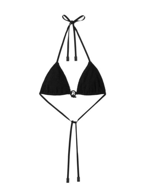 Crochet Triangle Bikini Top