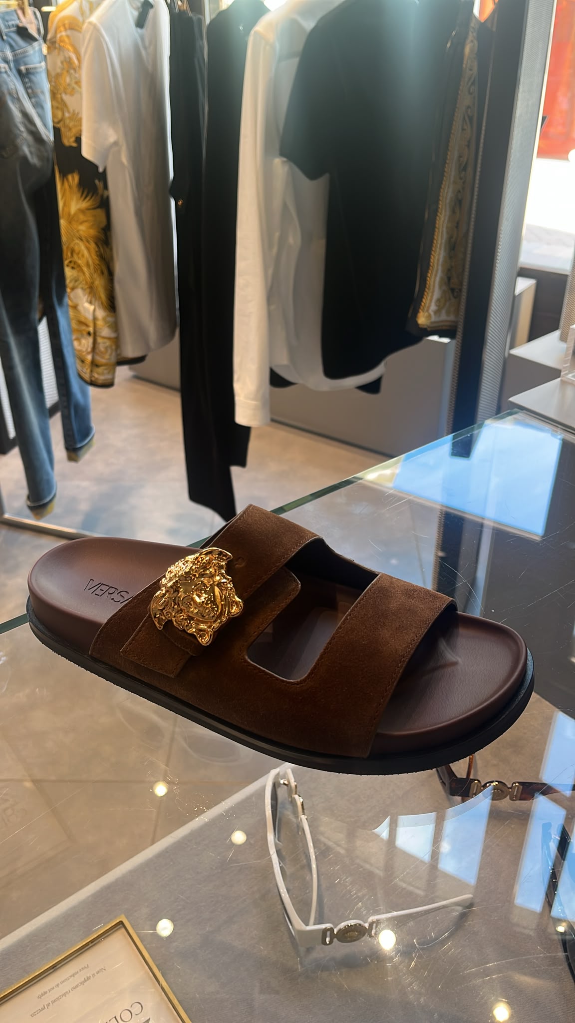 La Medusa Suede Slides