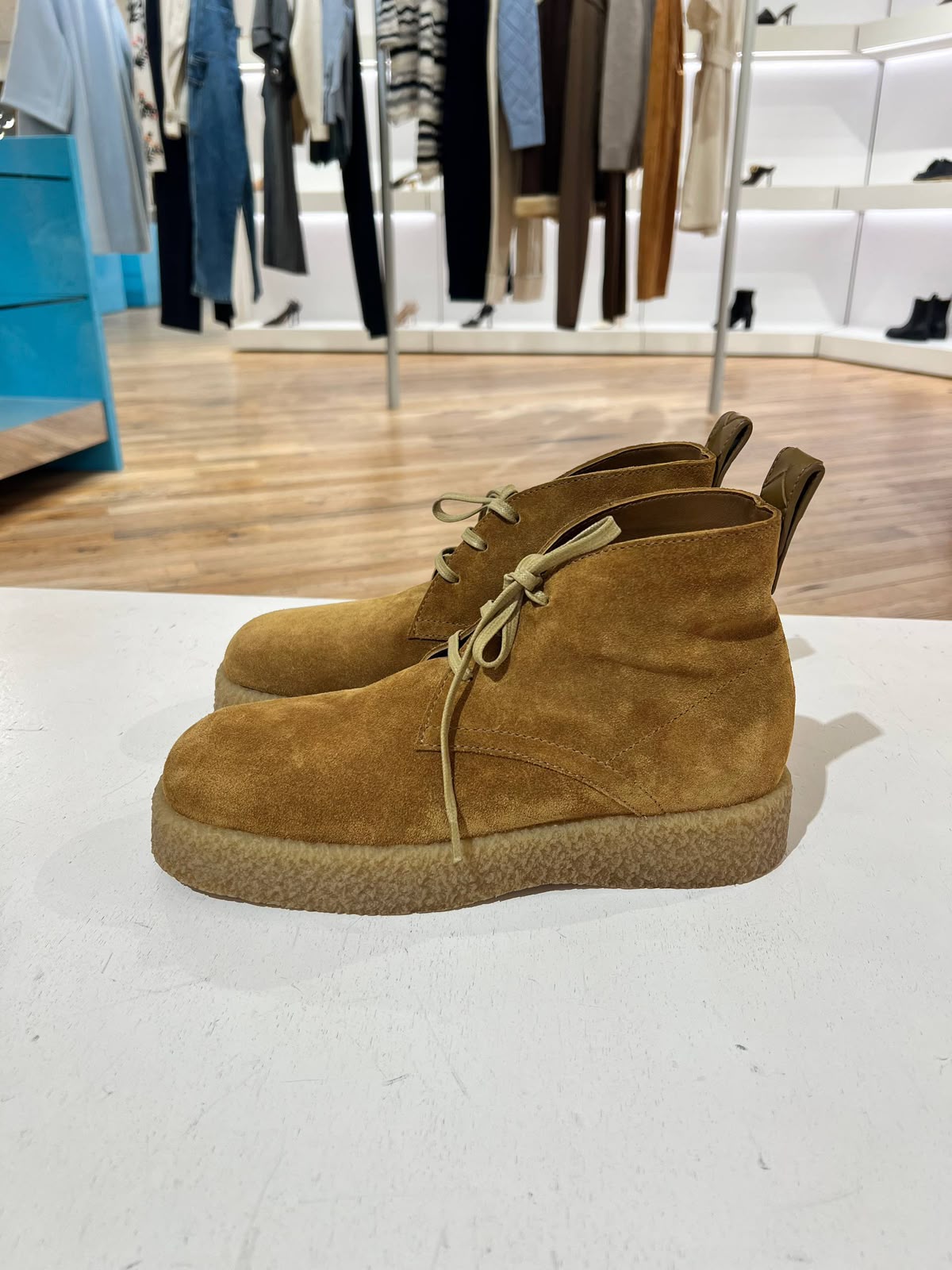 Suede Crepe Sole Chukka Boots