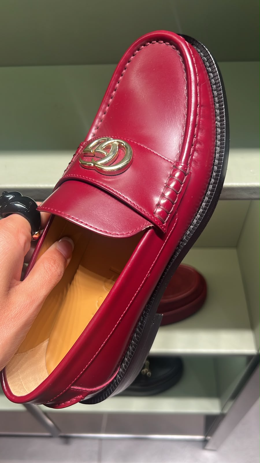 Horsebit platform loafer
