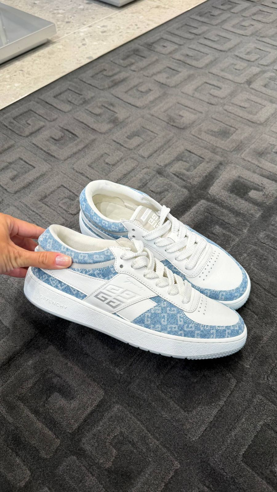 City Sport Sneakers in Denim and Leather