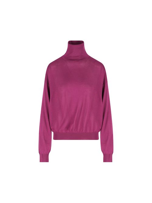 Maglia a collo alto in lana