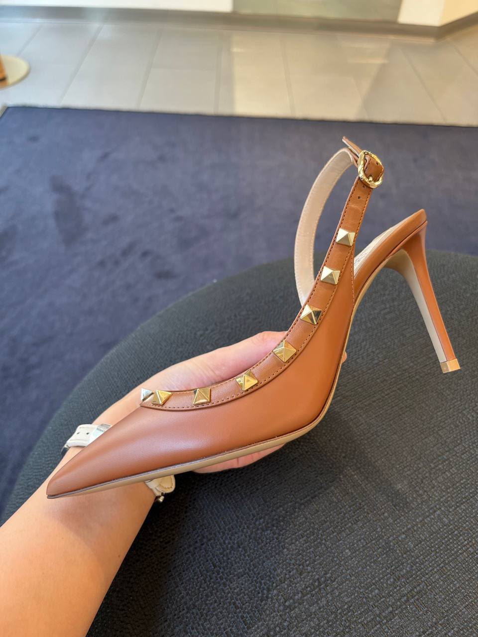 Rockstud Slingback Pump
