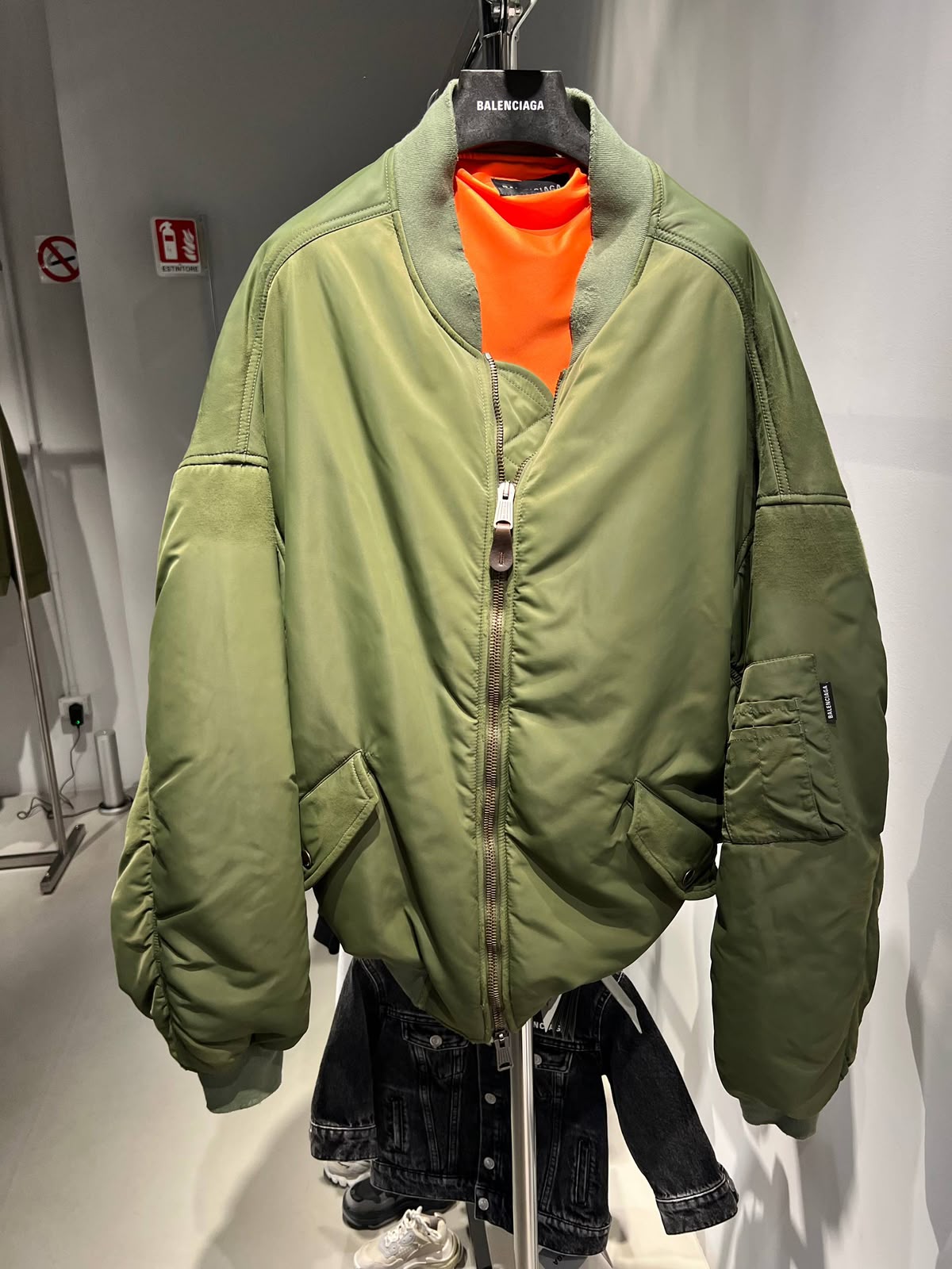 Oversized Bomber Jacket