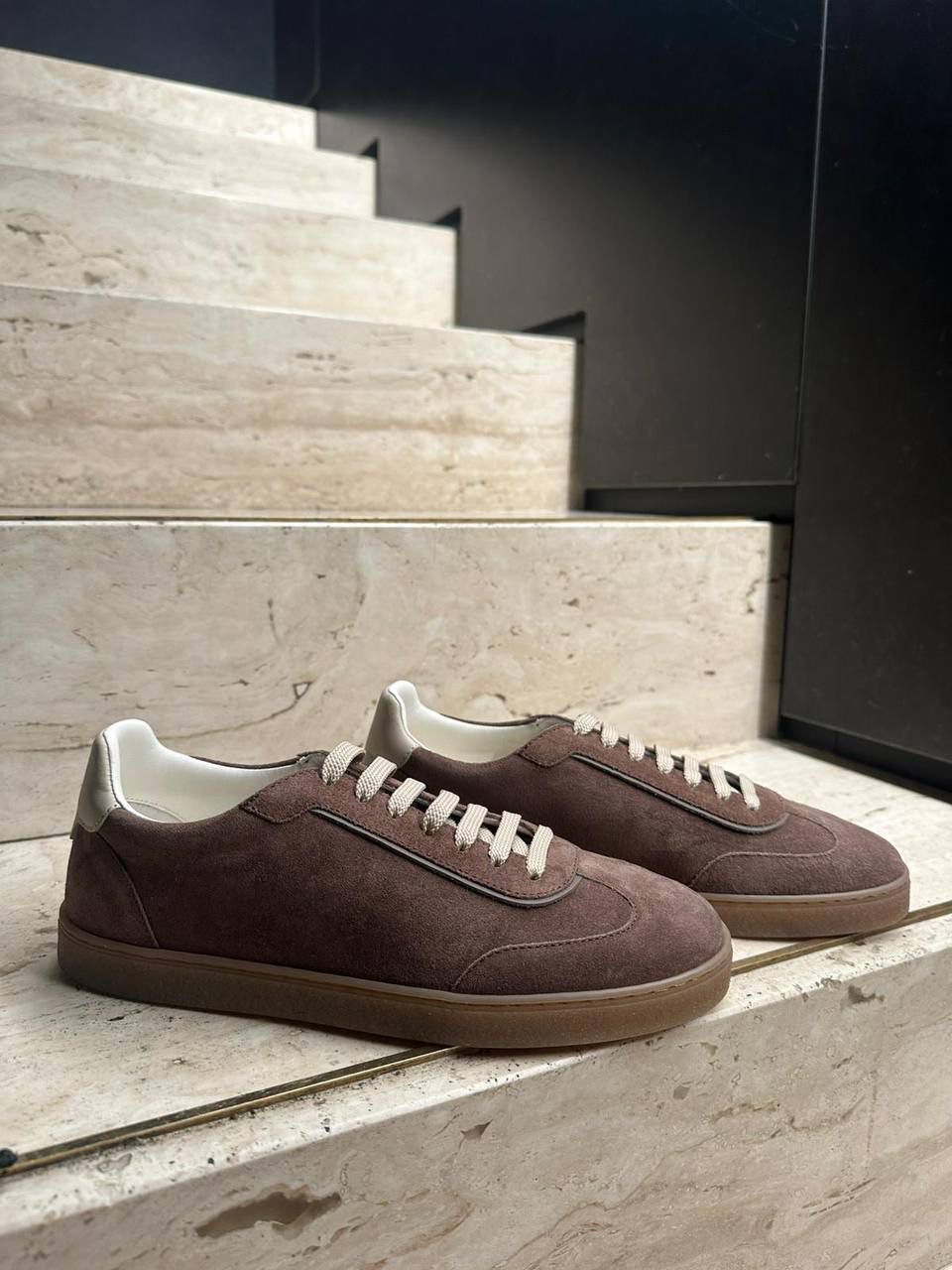 Suede Low-Top Sneakers