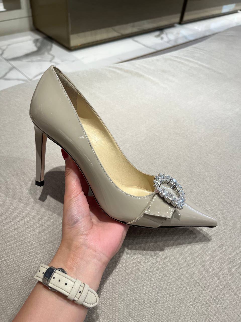 Hangisi 105 Patent Leather Pumps