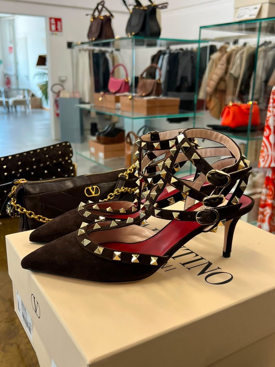 Garavani Rockstud Caged Pumps