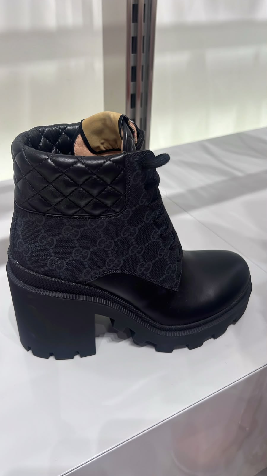 GG Supreme Quilted Ankle Boot