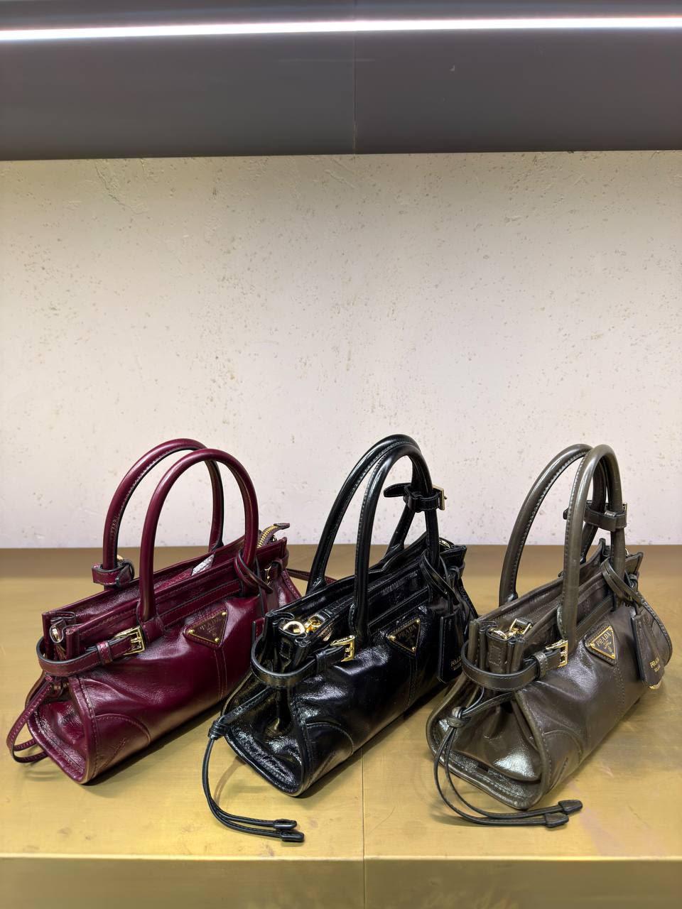 Buckle Small Leather Handbag