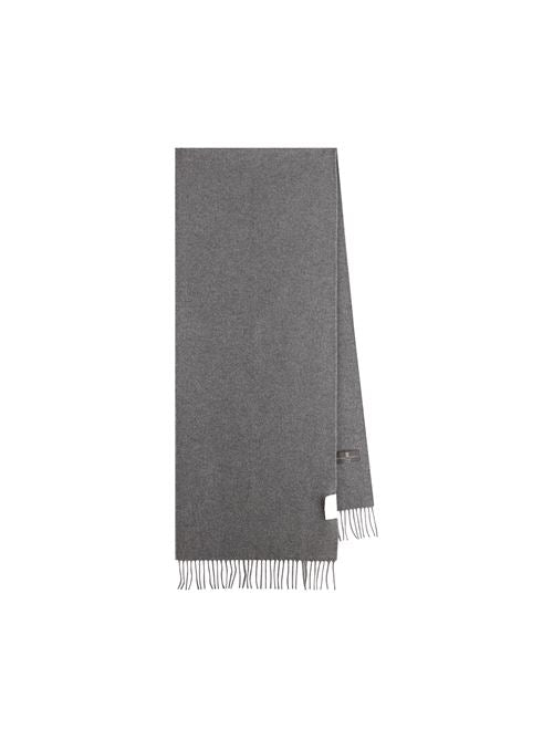 Sciarpa in cashmere con frange