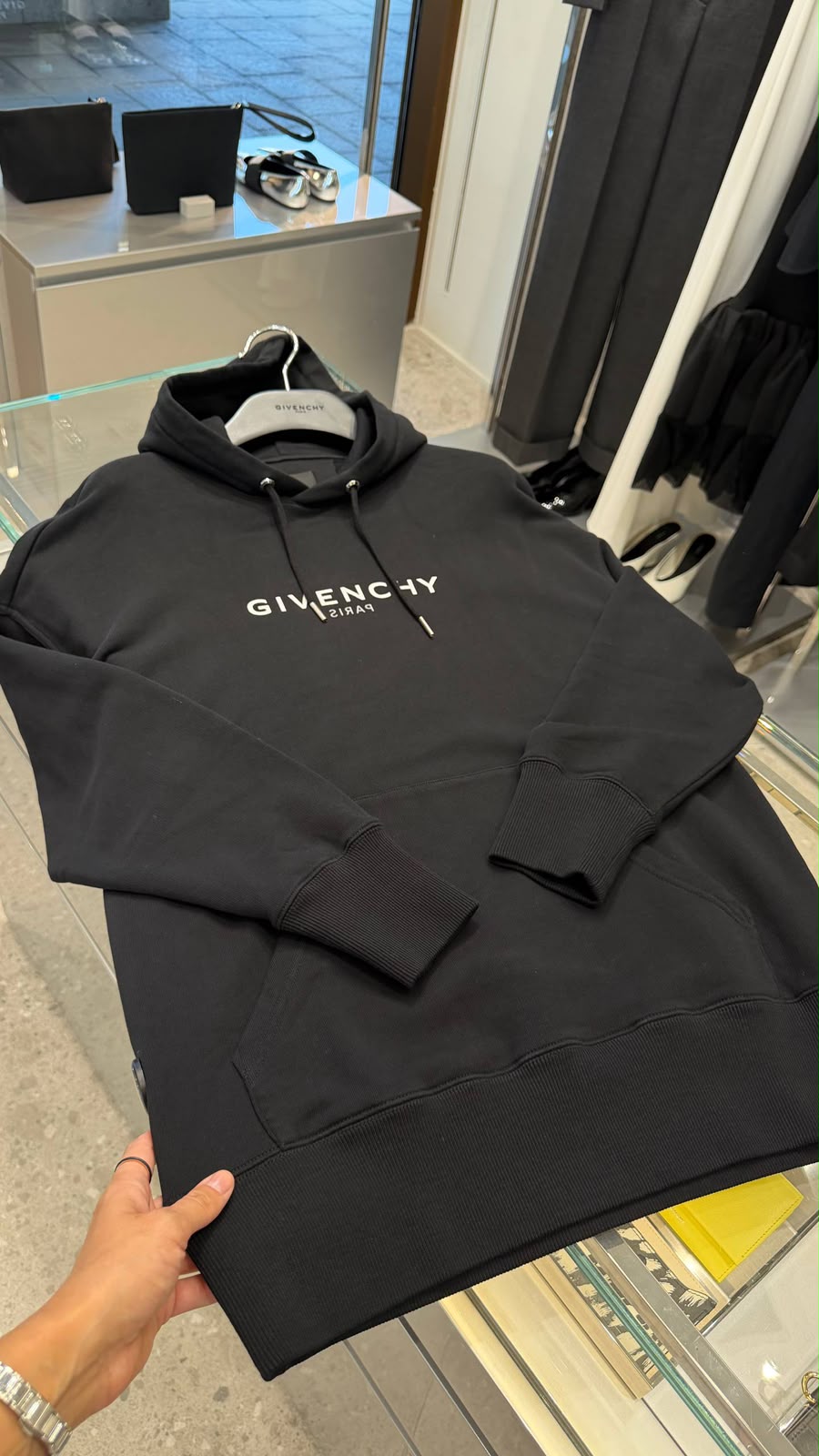 Reverse Logo Hoodie