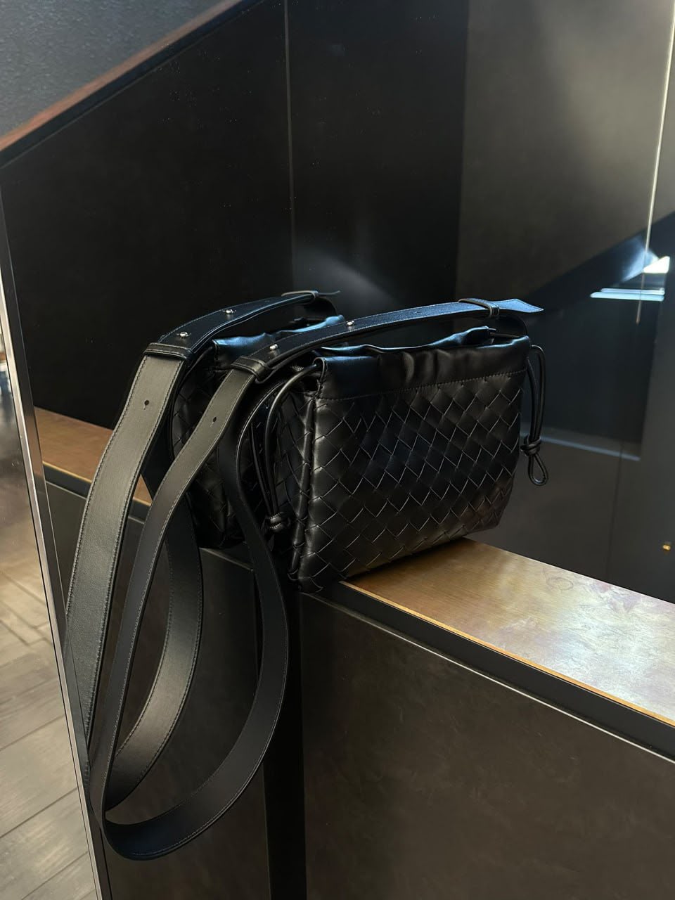 Small Intrecciato Messenger Bag