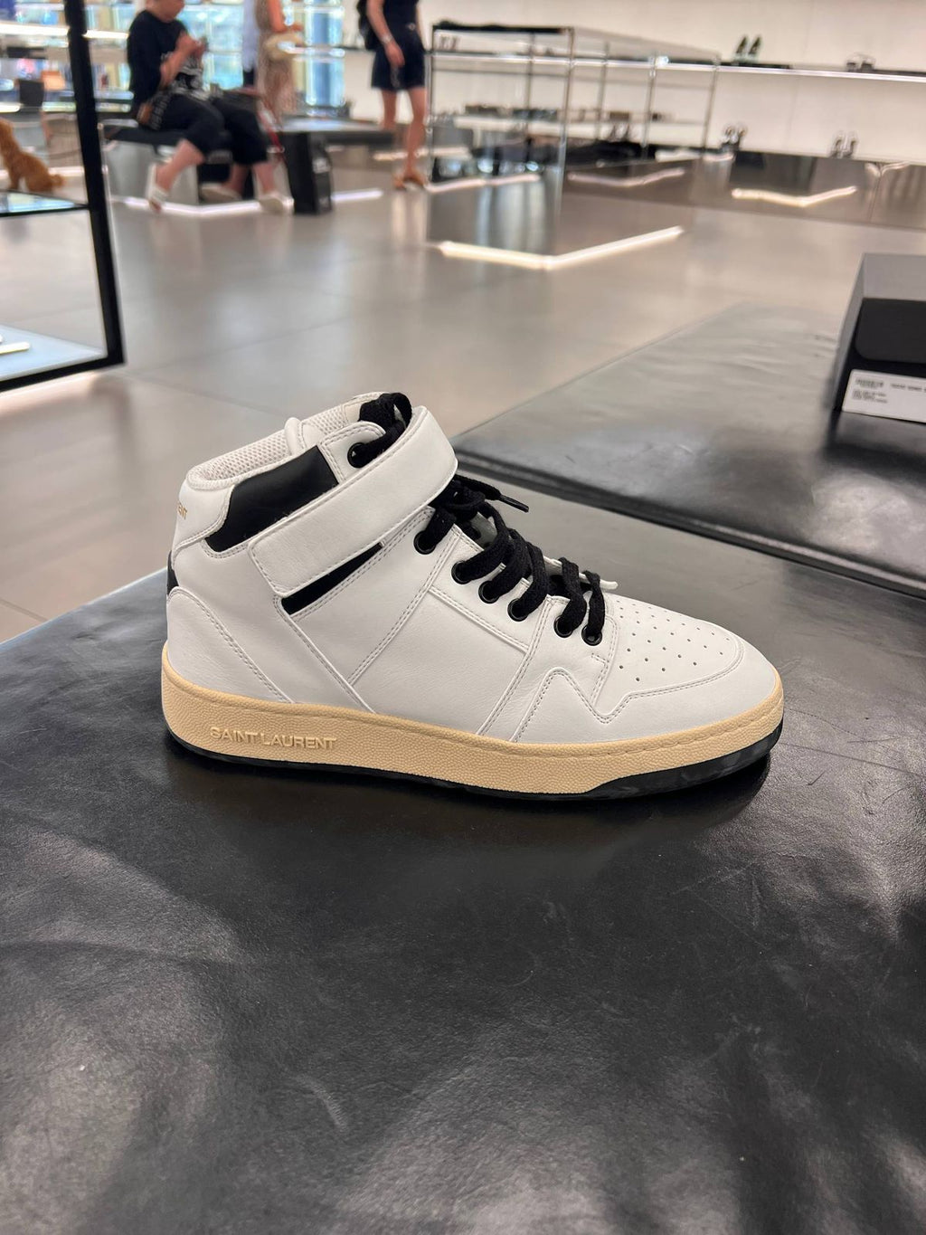 Saint Laurent Court Classic SL/80 High-Top Sneakers