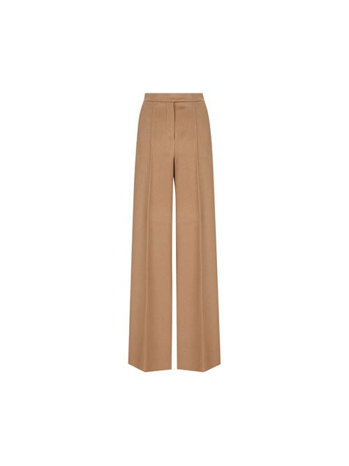 Pantalone Gamba Larga in cammello