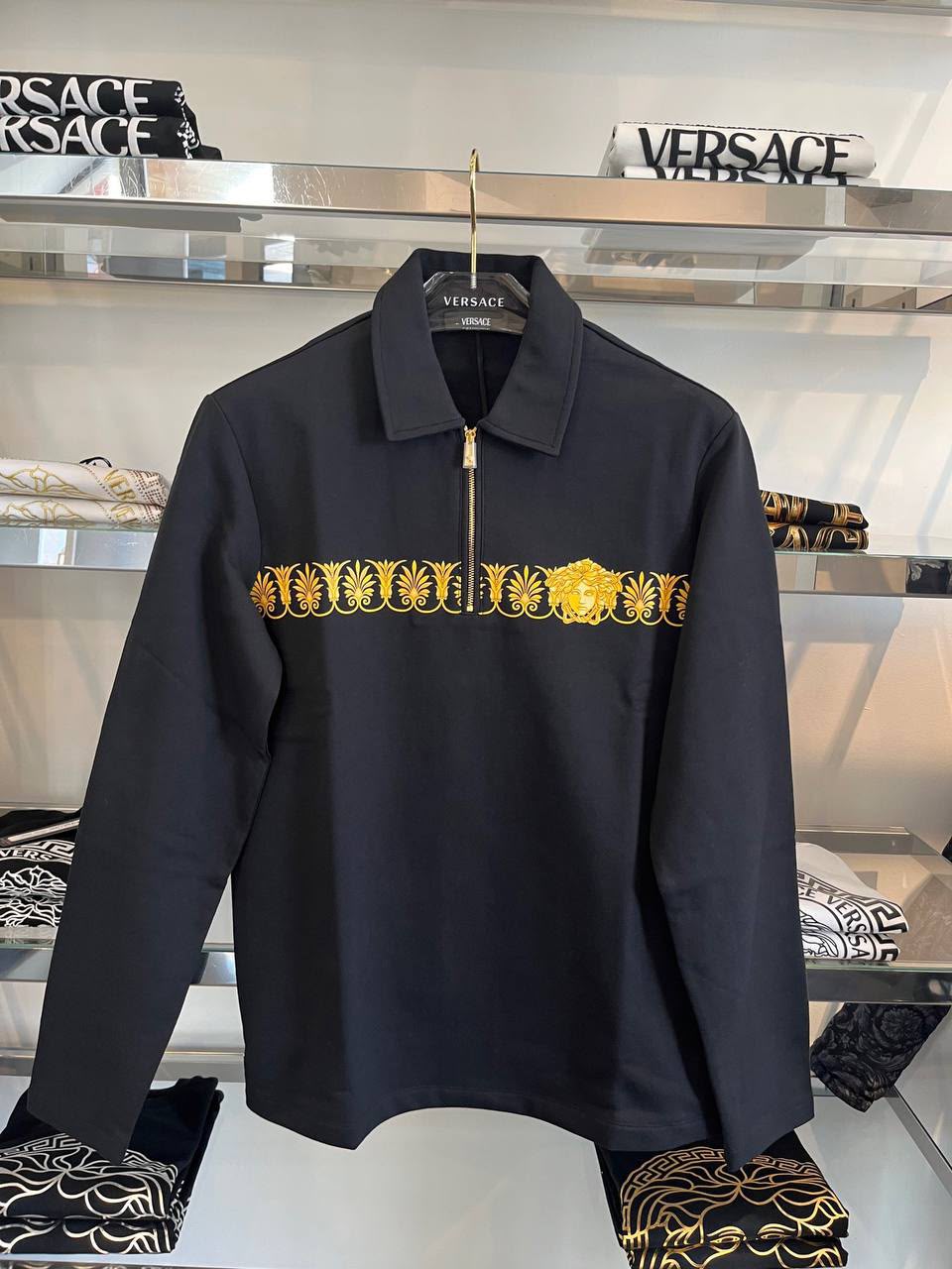 Medusa Head Half-Zip Sweatshirt