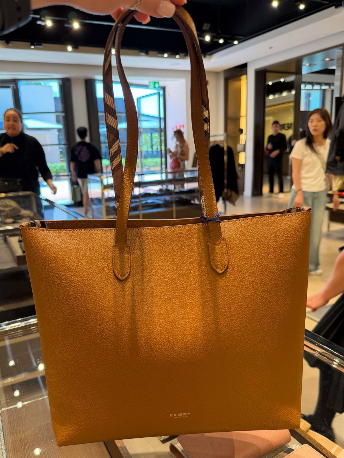 Medium Leather Tote Bag