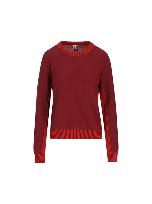 Maglione in cotone e lana
