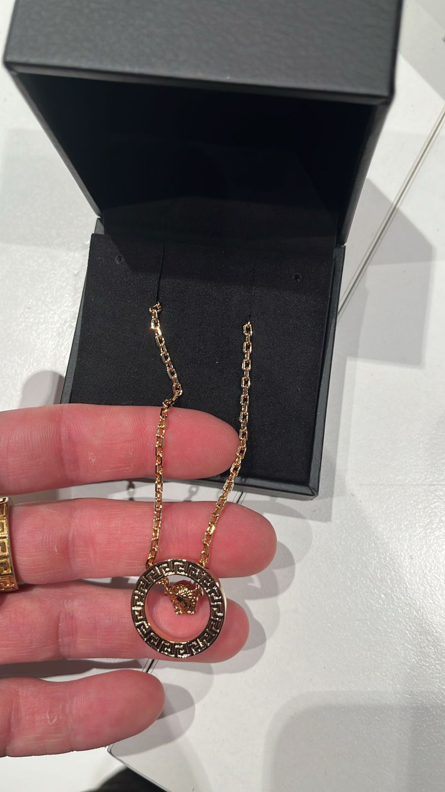 Medusa Greca Necklace