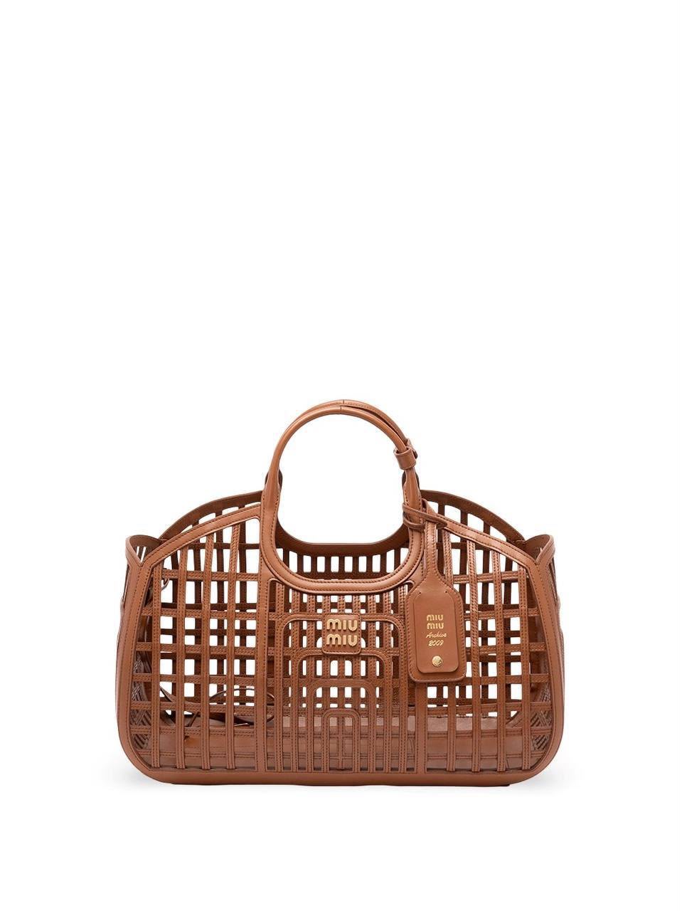 Archive 2009 Cut-Out Leather Tote Bag