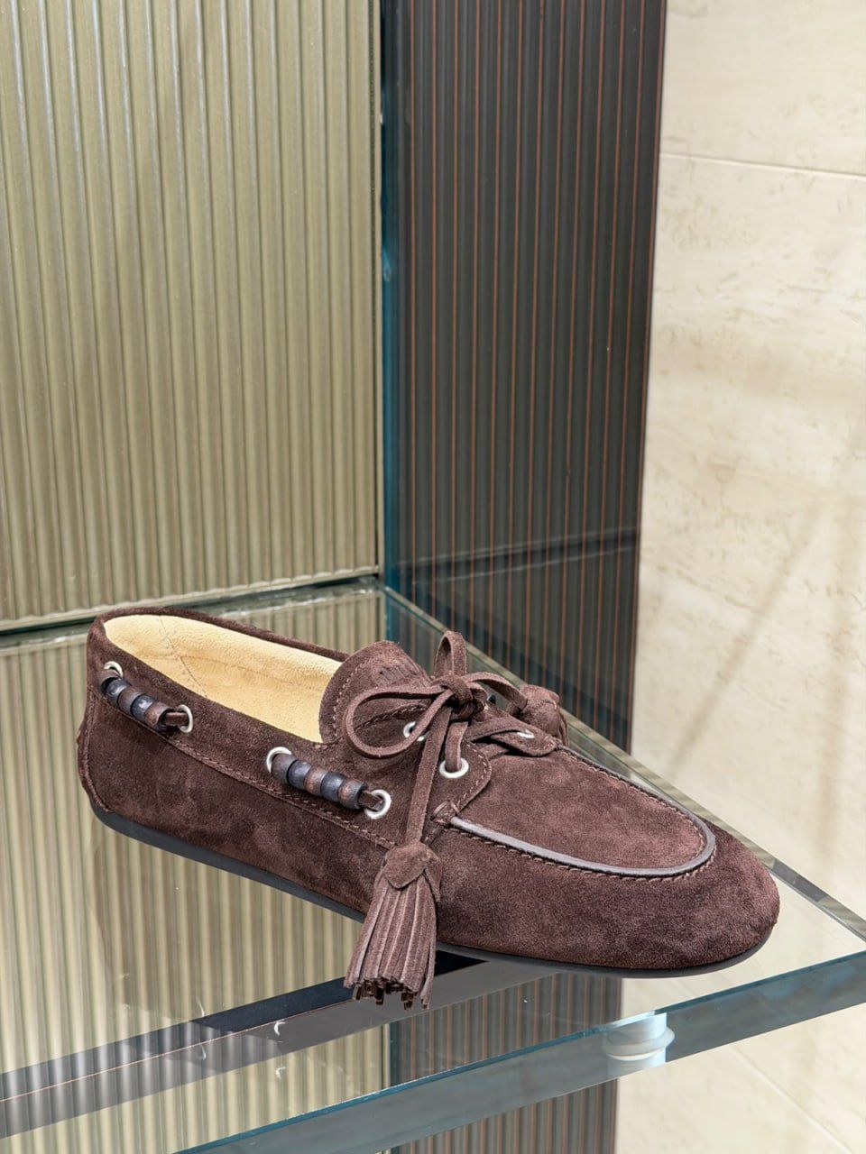 Suede Tassel Loafers