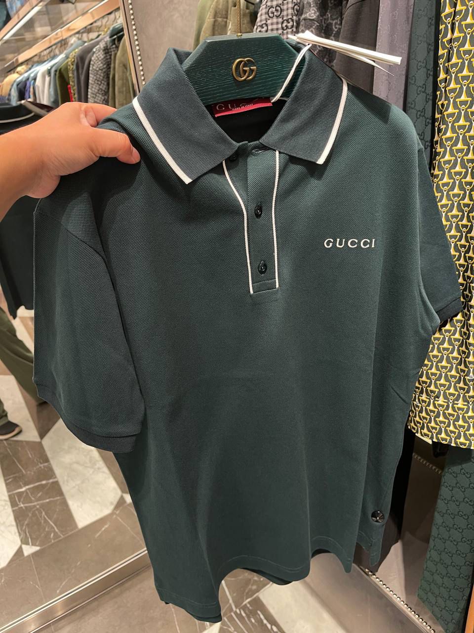 Cotton Polo Shirt with Logo