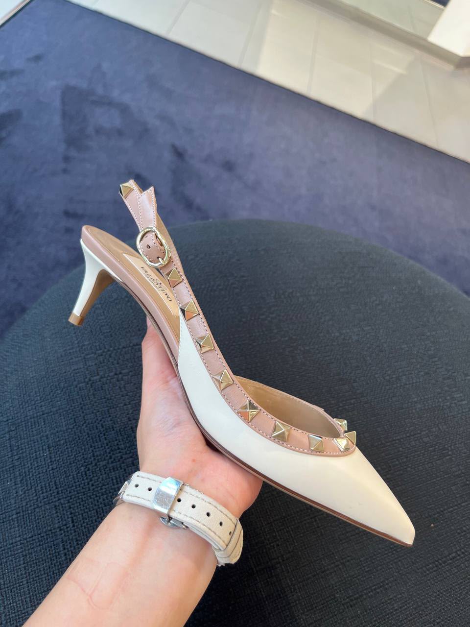 Rockstud Slingback Pump