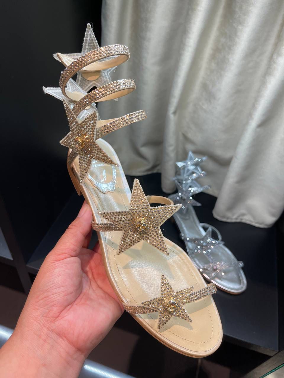 René Caovilla Cleo Star Sandals