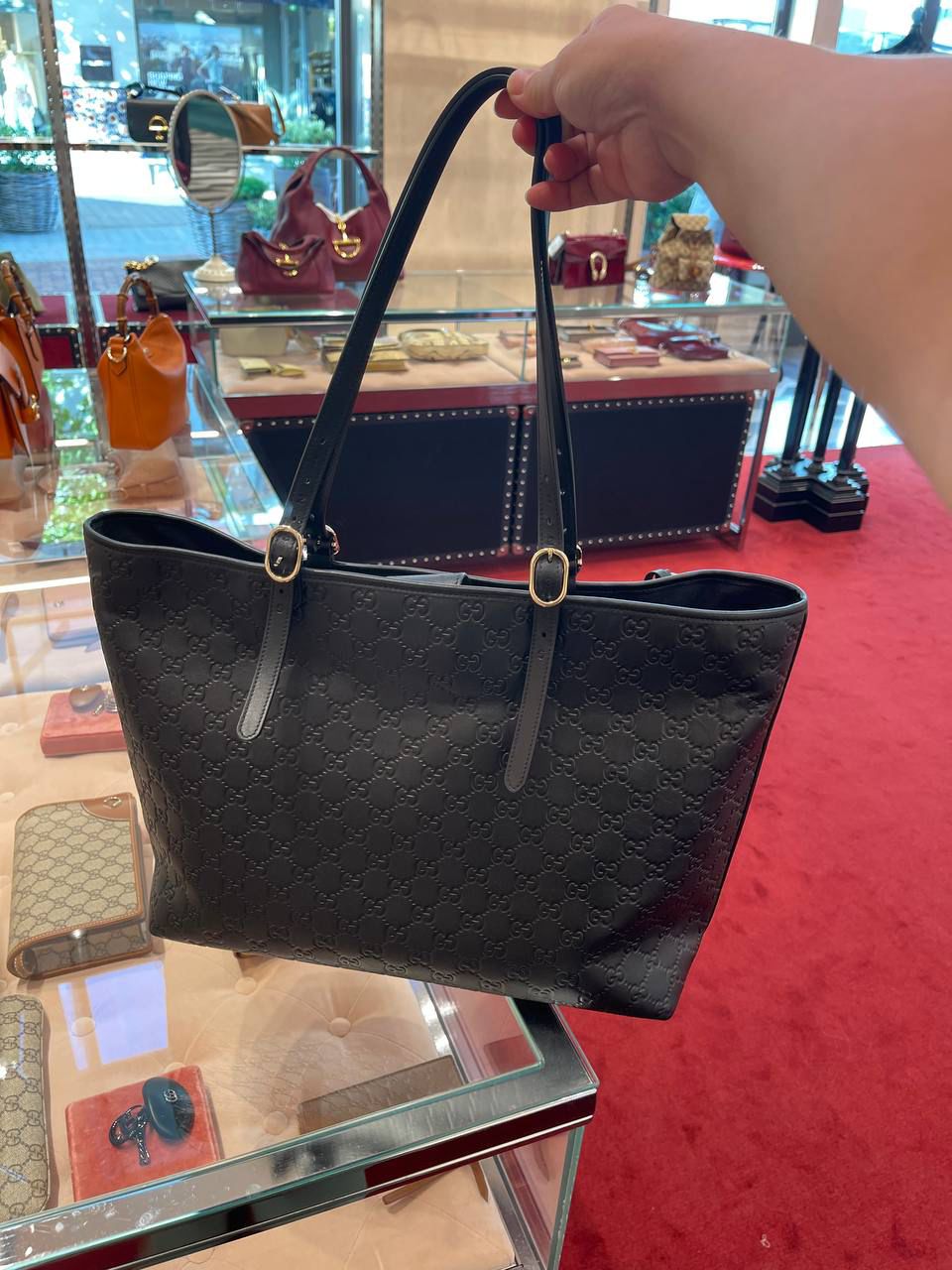 ssima Leather Tote Bag