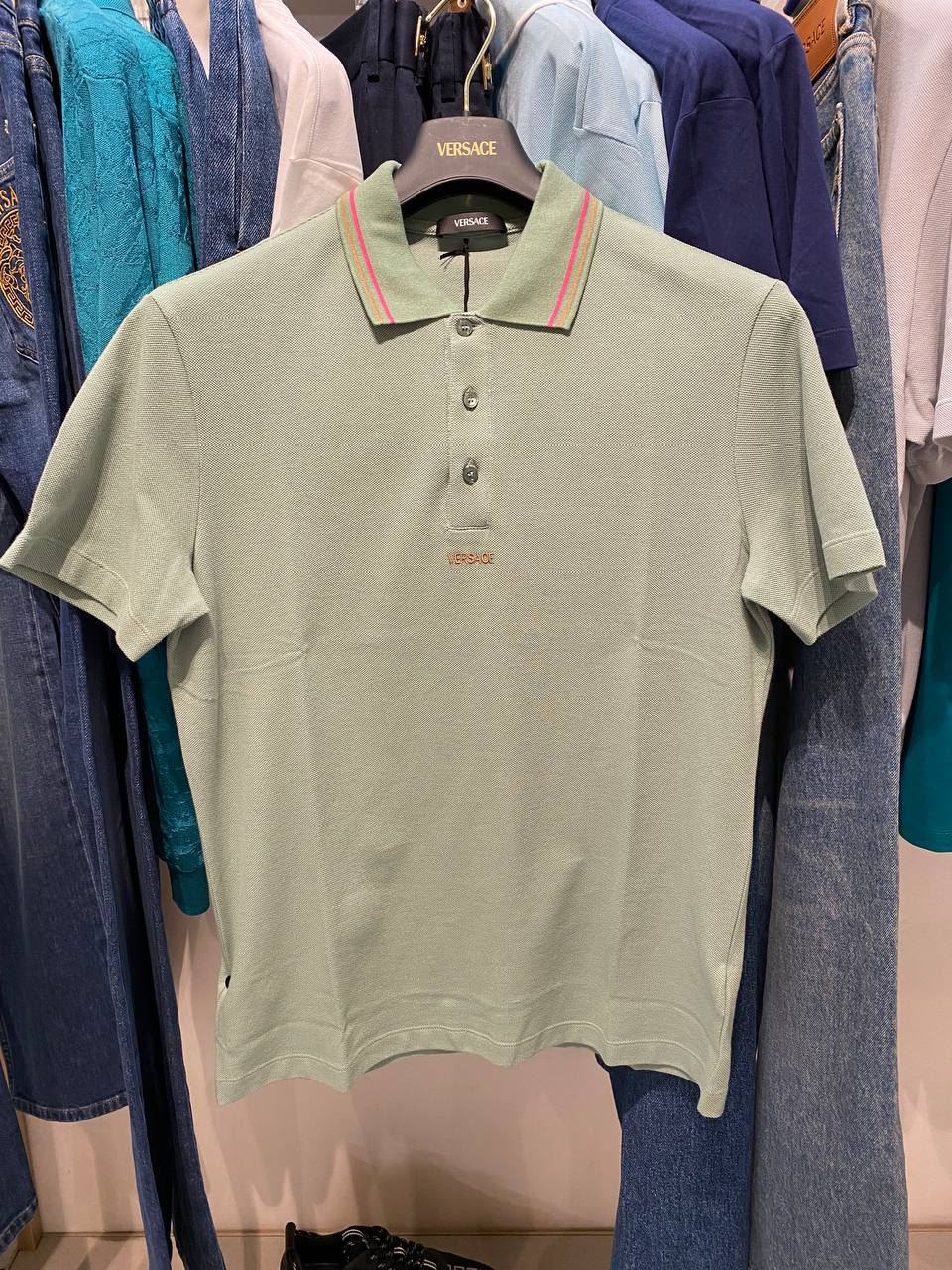 Piqué Polo Shirt with Logo Embroidery
