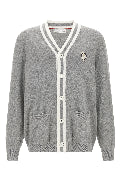 Heraldic logo cardigan
